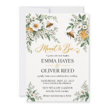Casamento de Flores Silvestres Aquarela Meant to B