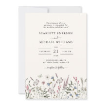 Casamento de Flores Silvestres Elegantes