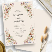 Casamento de Flores Silvestres Elegantes