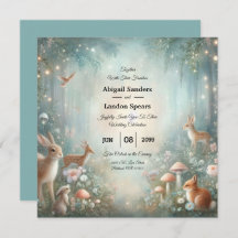 Casamento de Floresta Encantada de Teal e Peach