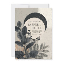 Casamento de Folhagem de Abstrato Moderno