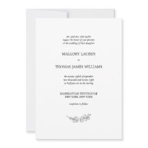 Casamento de Folhas Botânicas Simples e Elegantes