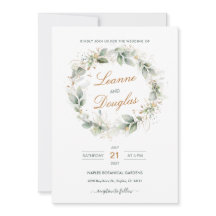 Casamento de folhas de cor verde e dourado