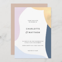 Casamento de Formas de Abstrato Moderno