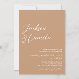 Convite Casamento de Foto Boho