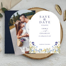 Casamento de Foto de Chic Boho Salve a Data