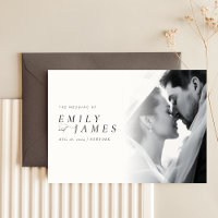 Casamento de Foto de Luxo Moderno Black Tie