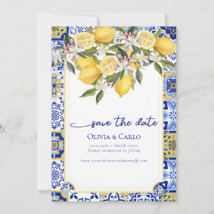 Convite Casamento de Foto do Chic Mediterranean Salve a Da