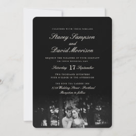 Convite Casamento de Foto Elegante