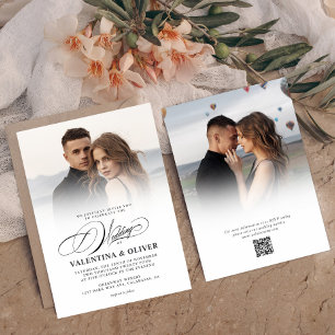 Convite Casamento de Foto Elegante