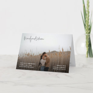 Convite Casamento de Foto Elegante Moderno