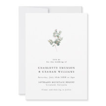 Casamento de Foto Eucalyptus Elegante