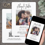 Convite Casamento de Foto Minimalista All-In-One 2 de RSVP<br><div class="desc">Convide a família e os amigos para uma simples celebração de na moda casamento com convites minimamente multifunções. Com apenas um cartão, você pode convidar convidados de casamento para a sua próxima comemoração de dia especial, fornecer todos os detalhes importantes (como instruções, registro, acomodações de hotel) e deixar que o...</div>