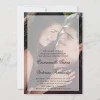 Casamento de Foto Moderno Elegante