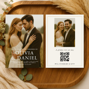 Convite Casamento de Foto Simples Moderno