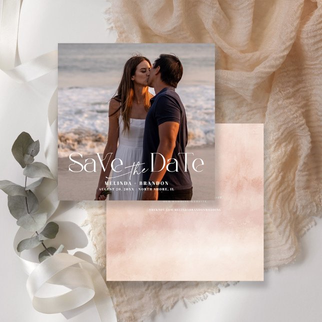 Convite Casamento de Fotografia da Tipografia Moderna (Criador carregado)