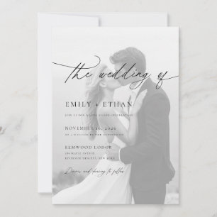 Convite Casamento de Fotografia do Código QR do Script Mod