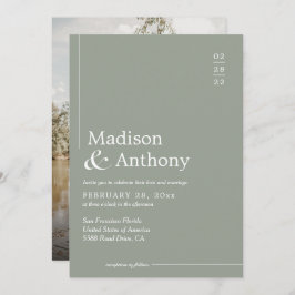 Convite Casamento de Fotografia do Script de Orçamento Ver