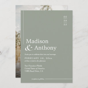 Convite Casamento de Fotografia do Script de Orçamento Ver