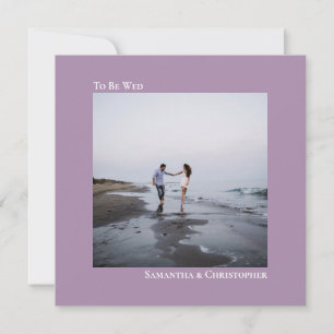 Convite Casamento de Fotografias na Praça da Lavanda Minim