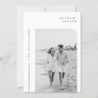 Casamento de Fotografias Simples Elegante Minimali