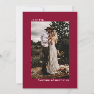 Convite Casamento de Fotografias Verticais Minimalistas do