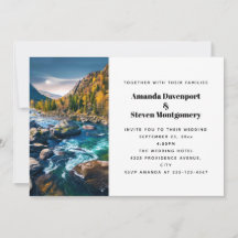 Casamento de Fotos Cênicas de Rio e Montanhas