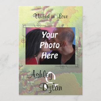 Convite Casamento de Fotos do Tema de Esportes de Softball