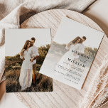 Convite Casamento de Fotos Elegante Moderno<br><div class="desc">Convite para Casamento de Fotos Elegante Moderno</div>