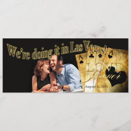 Convite Casamento de Fotos em Las Vegas Deluxe