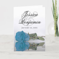 Casamento de Fotos Romântica Turquesa Blue Rosa El