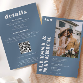 Convite Casamento de fotos simples e poeirento, branco e p