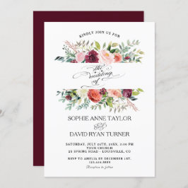 Convite Casamento de Frame das Flores de Marfim