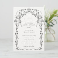 Casamento de Frame Victoriano Negro