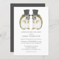 Casamento de Gay de Cachorro de Hedgehog Personali