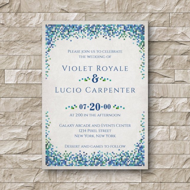 Convite Casamento de Geek de Vídeo (Criador carregado)