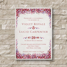 Convite Casamento de Geek de Vídeo