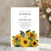 Casamento de Girassóis Florais Elegantes