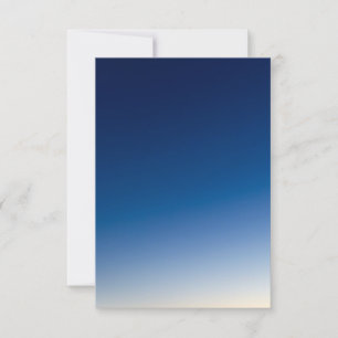 Convite Casamento de Gradiente Azul e Branco