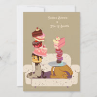 Casamento de Gymnastic Cats Sofa Cakes