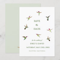 Casamento de Hummingbird de Anna Salve a Data