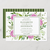 Casamento de Hydrangea rosa