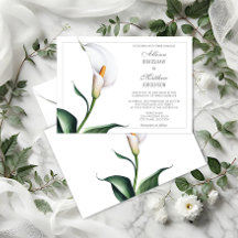 Casamento de Ilegante Ivory White Calla Lily