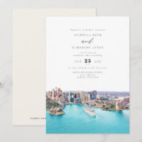 Casamento de Ilustração de Aquarela SYDNEY AUSTRAL