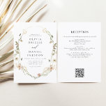 Convite Casamento de Jardim de Código QR de Todos em Um Fl<br><div class="desc">Mergulhe seus convidados no romance da natureza com nosso convite para casamentos de Boho Wildflower Garden. Inspirado pela beleza das flores indomadas, este convite captura a essência de uma celebração livre-espirituosa. A design encantadora apresenta flores silvestres delicadas dançando em meio a um verde-luxuoso, definindo o tom perfeito para o seu...</div>