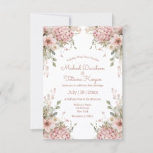 Casamento de Jardim Floral Rosa Suave e Elegante