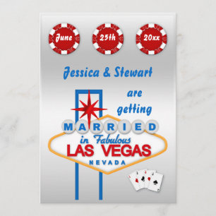 Convite Casamento de Las Vegas