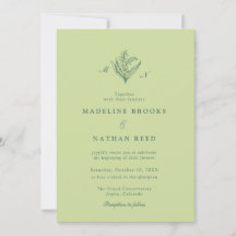 Casamento de Lírio do Vale em Verde Pistácio