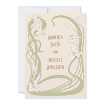 Casamento de lírios brancos