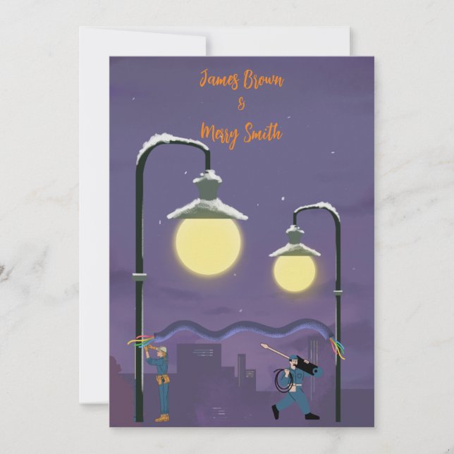 Convite Casamento de Lovecraft (Frente)